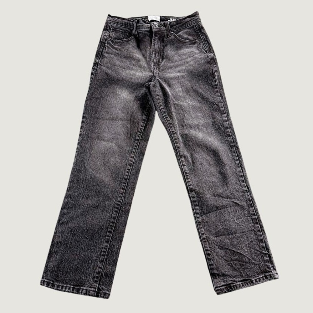 Kensie‎ Jeans The Mila High Rise Straight Womens 2/26 Black Excellent Stretch